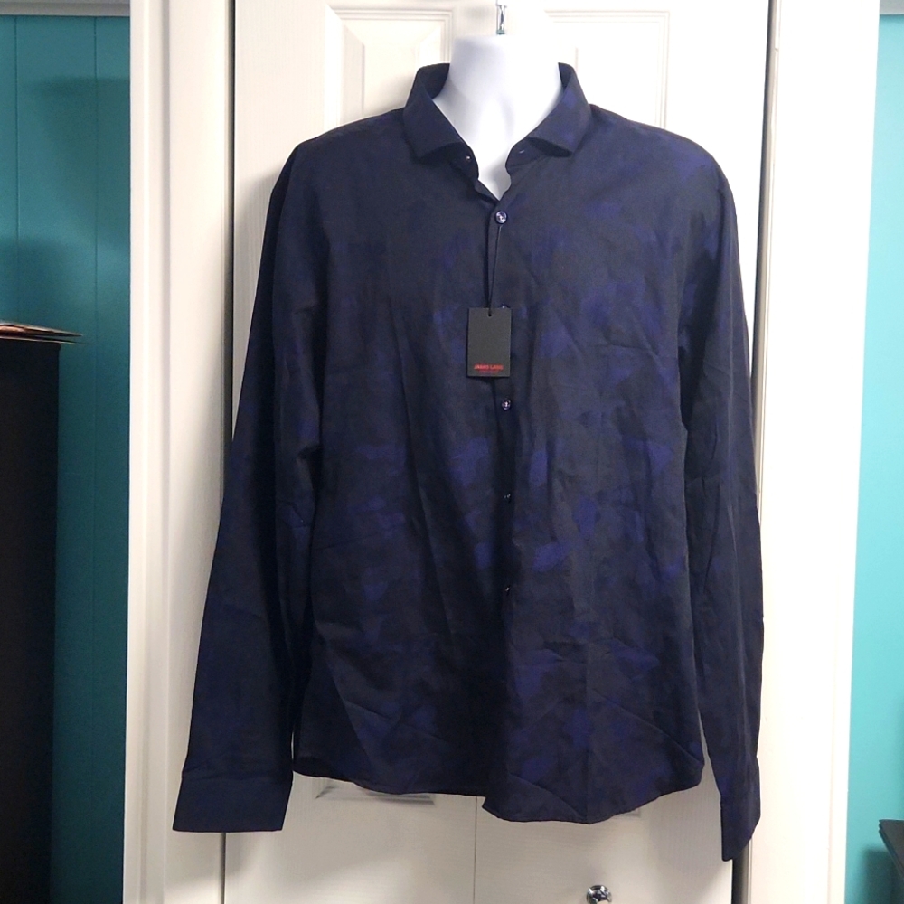 Men's Jared Lang After Hours LS Buttondown Shirt 2XL